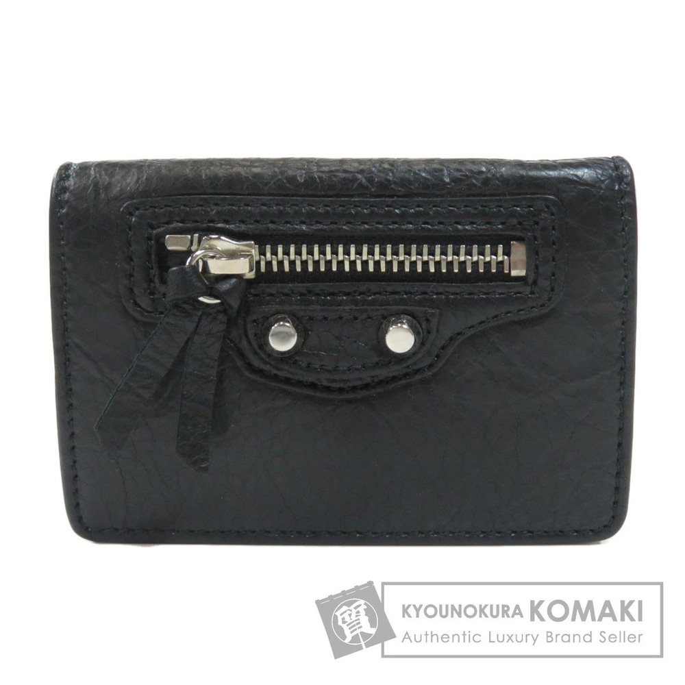 Balenciaga Wallet Bi fold Wallet Leather